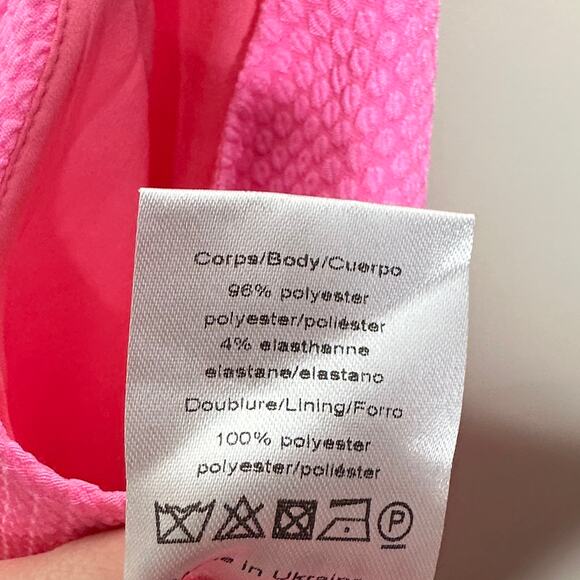 SANDRO Barbie Pink Skater Flare Dress Neon {3P13} - Picture 8 of 8